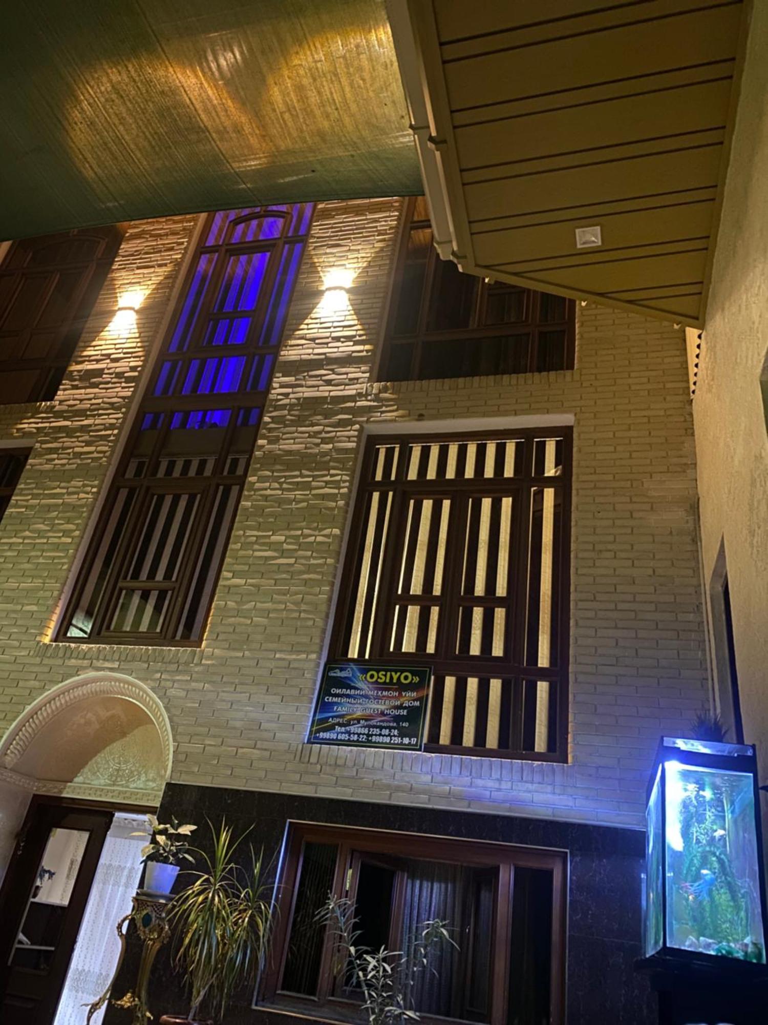 Osiyo Hotel Samarkand Exterior photo